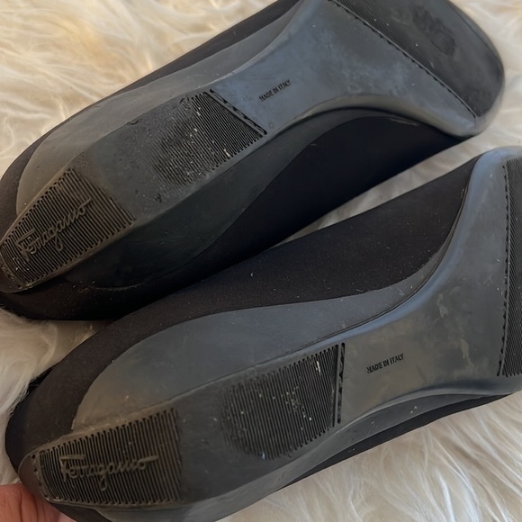 Ferragamo shoes black flats Size 9 - Picture 3 of 5